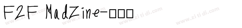 F2F MadZine字体转换